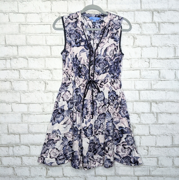Simply Vera Wang Floral Dress A-Line Medium - Picture 2 of 7